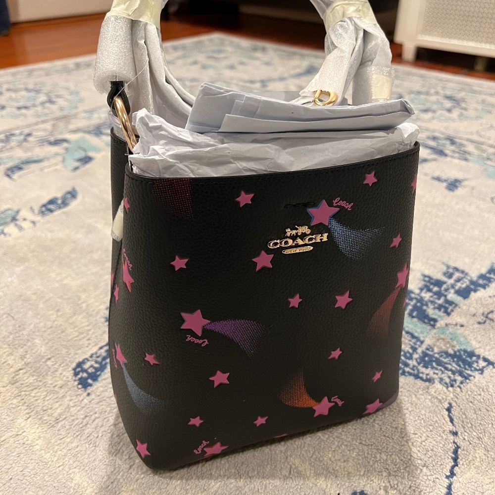 Coach Shooting Star Bucket Tote Bag